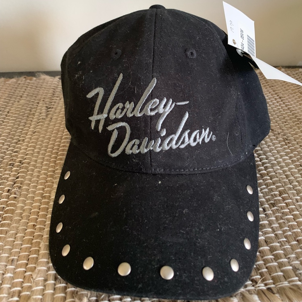 Harley Davidson vintage velvet hat